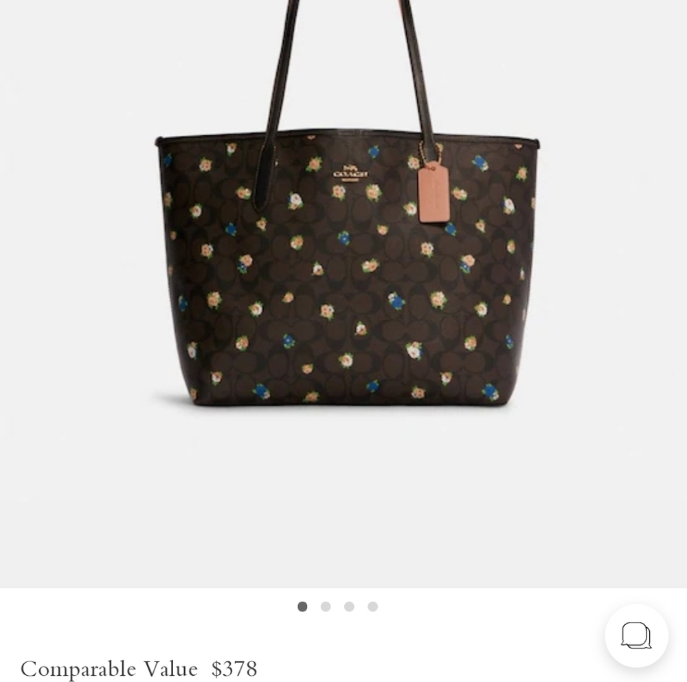 Coach Mini Rose Tote
